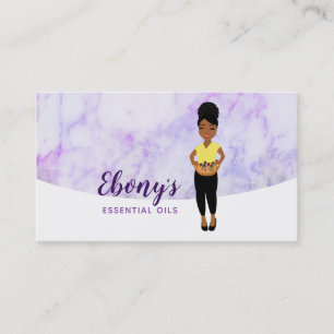 Essential Oils logo business Cards