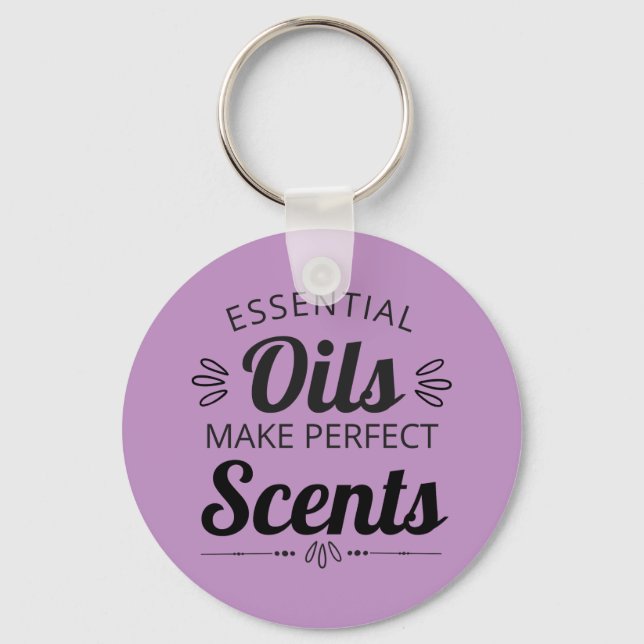 Essential Oils Make Perfect Scents Key Ring (Front)