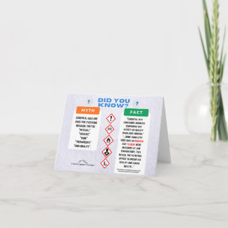 Essential Oils Myth/Facts Folded Card