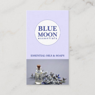 Essential Oils Natural Wellness Business Card