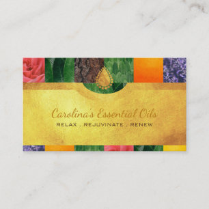 Essential Oils Slogans Business Cards