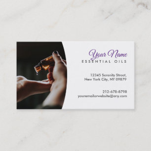 Essential Oils Slogans Business Cards