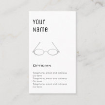 "Essential" Optician Appointment Cards