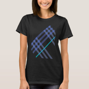 Essential Out Of Box Check Pattern Calm Colours Mi T-Shirt
