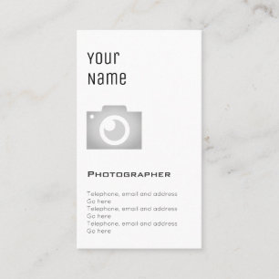 "Essential" Photographer Price Cards