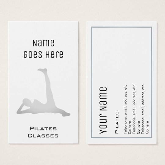 "Essential" Pilates Business Cards