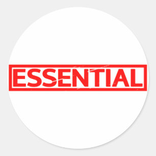 Essential Stamp Classic Round Sticker