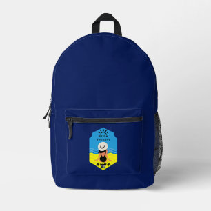 Essential Summer Beach  Printed Backpack