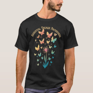 Essential Tremor Awareness Dandelion Flower Butter T-Shirt