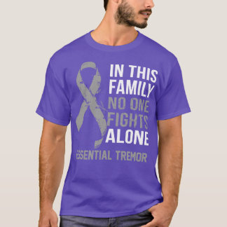 Essential Tremor Awareness No One Fights Alone Hop T-Shirt