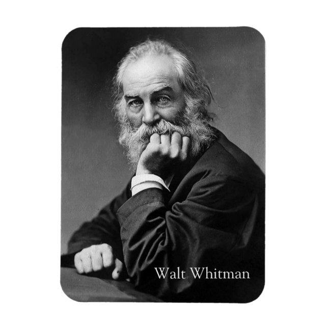 Essential Walt Whitman Portrait Magnet (Vertical)