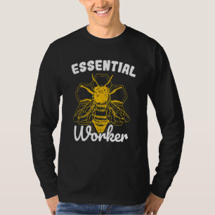 Essential Worker Bee Keeping Bee Keeper T-Shirt