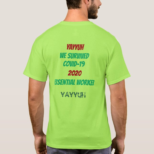 Essential Worker T-Shirt (Back)