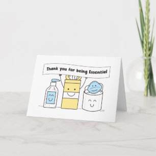 Essential Worker Thank You Nurse Doctor Grocery Card