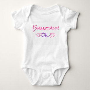 Essentially Spoiled Infant Outfit Pink/Purple Baby Bodysuit