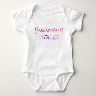 Essentially Spoiled Infant Outfit Pink/Purple Baby Bodysuit