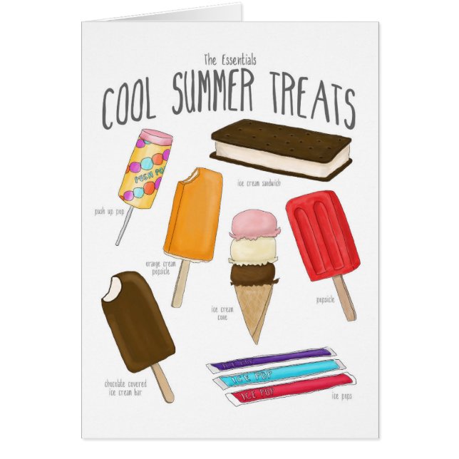 Essentials: Cool Summer Treats Card (Front)