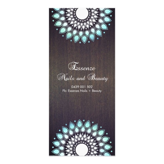 Essenze Nails and Beauty Rack Card (Front)