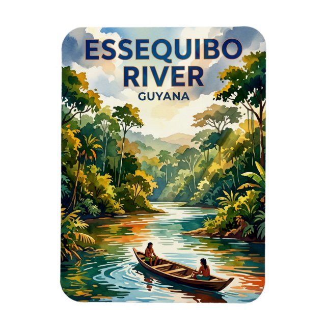 Essequibo River Guyana Magnet (Vertical)
