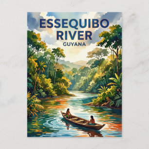 Essequibo River Guyana Postcard