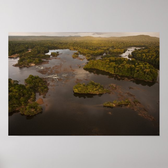 Essequibo River, longest river in Guyana, and 4 Poster (Front)