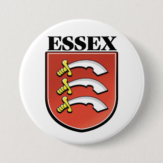 Essex County logo 7.5 Cm Round Badge