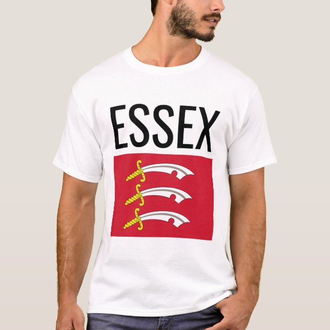 Essex // English County Flag T-Shirt (Front)