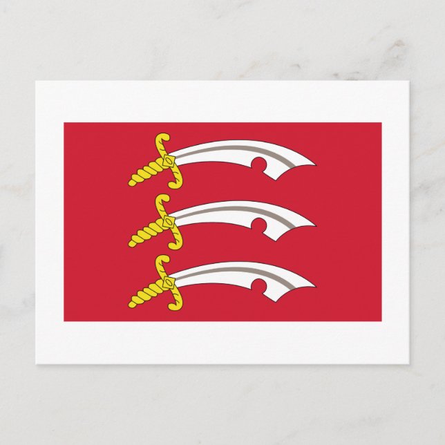Essex Flag Postcard (Front)