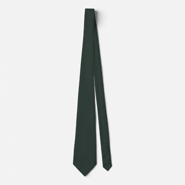 Essex Green Solid Color Tie (Front)