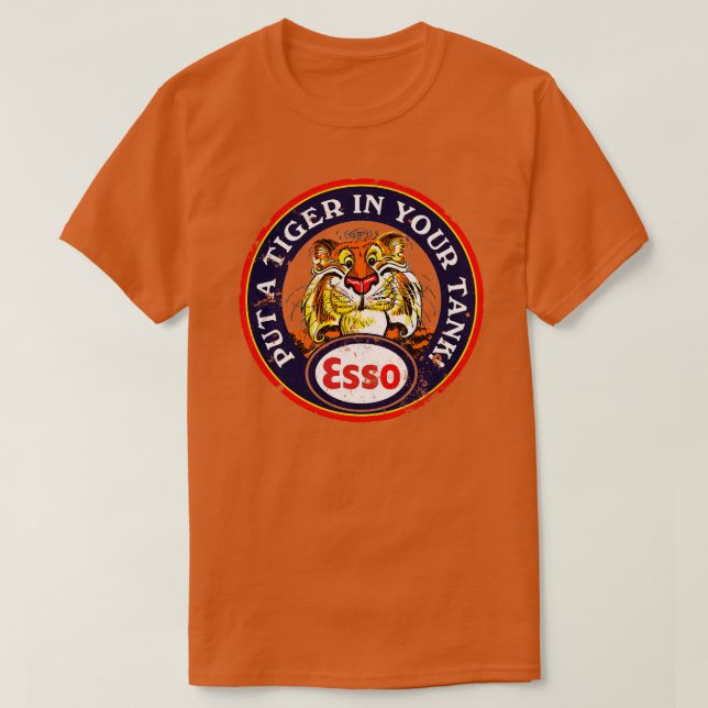 Esso Tiger T-Shirt (Design Front)