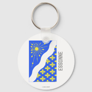 Essonne flag with name key ring