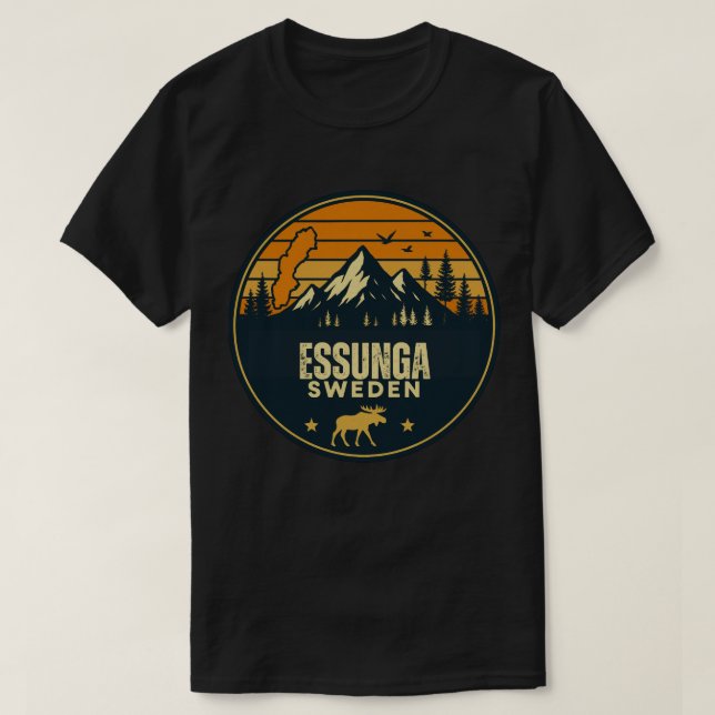 Essunga, Sweden Sverige T-Shirt (Design Front)
