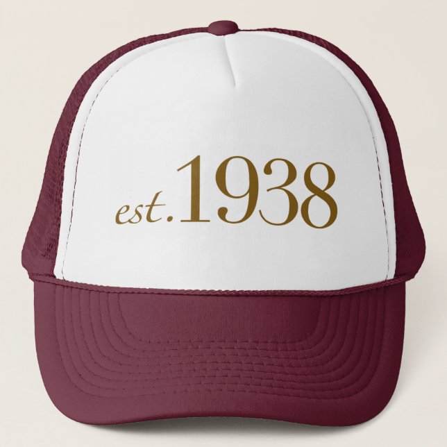 Est 1938 trucker hat (Front)