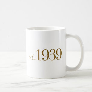 Est 1939 coffee mug