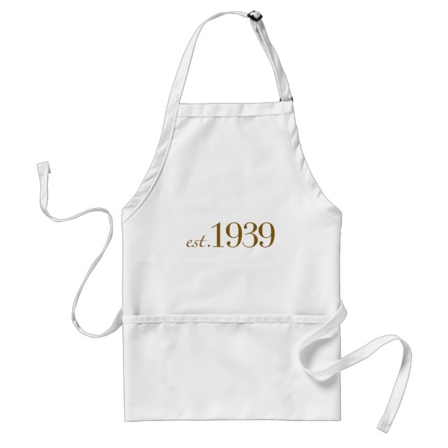 Est 1939 standard apron (Front)