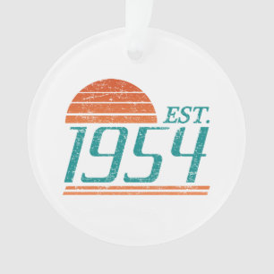 Est. 1954 Vintage 70 Yrs Old Ornament