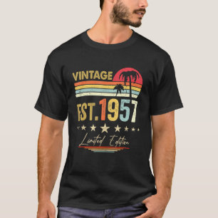 Est 1957 Vintage 1957 Limited Edition 65th Birthda T-Shirt