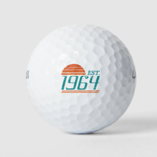 Est. 1964 Vintage 60 Yrs Old Golf Balls