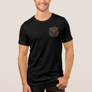 Est 1969 Bearded Skull Biker Tri-Blend Shirt