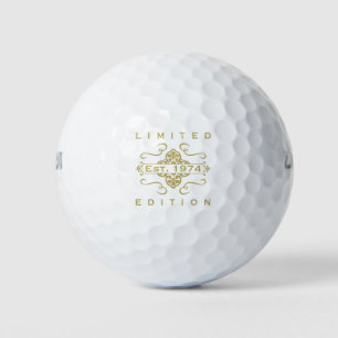 Est. 1974 50th Birthday Golf Balls