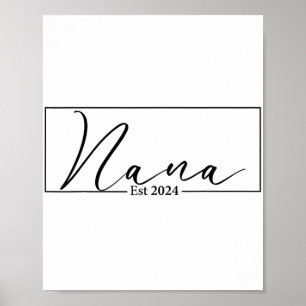 Est 2024 Women Mothers Day  Poster