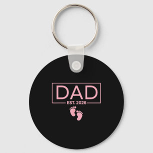 Est 2026 To Be First Time New Daddy Key Ring