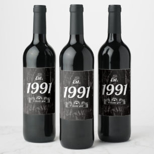 Est. in 1991 A Classic Year Wine Label