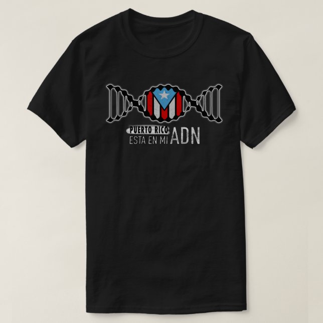 Esta En Mi ADN Puerto Rico T-Shirt (Design Front)