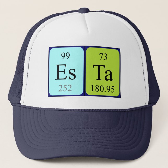 Esta periodic table name hat (Front)