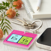 Esta periodic table name keyring (Front Right)
