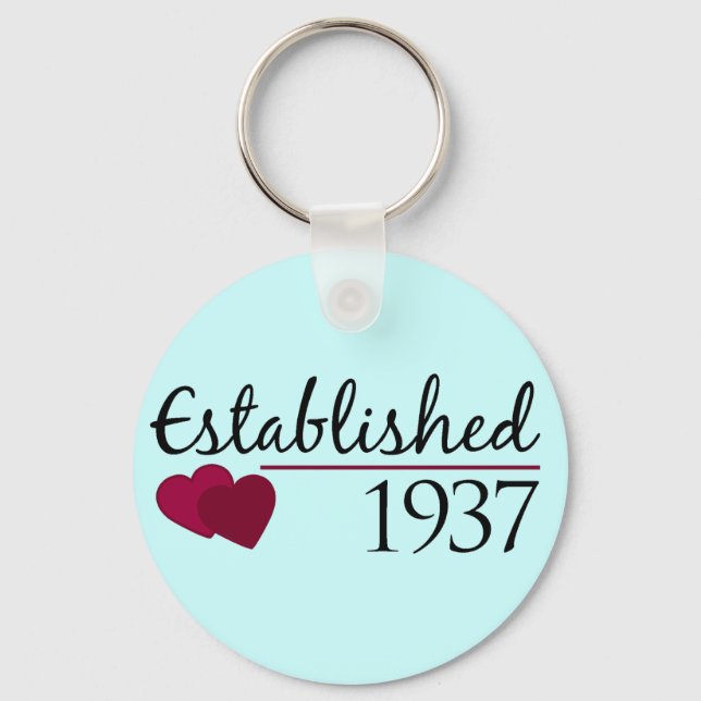 Established 1937 key ring (Front)