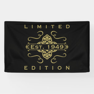 Established 1949 Birthday Banner