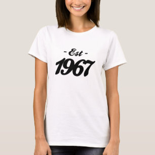 established 1967- birthday T-Shirt
