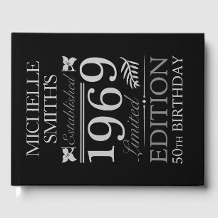 Established 1969 50th Birthday Guest Book